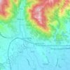 Mappa topografica Uzzano, altitudine, rilievo