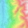 Mappa topografica Mont, altitudine, rilievo