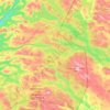Mappa topografica Lierne, altitudine, rilievo