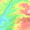 Mappa topografica Scigliano, altitudine, rilievo