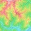 Mappa topografica Rossa, altitudine, rilievo