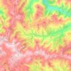 Mappa topografica Encinedo, altitudine, rilievo