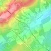 Mappa topografica Hogne, altitudine, rilievo