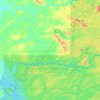 Mappa topografica Waswanipi (Land), altitudine, rilievo