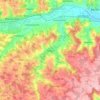Mappa topografica Triftern, altitudine, rilievo