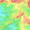 Mappa topografica Roschberg, altitudine, rilievo