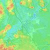 Mappa topografica Groß Köris, altitudine, rilievo