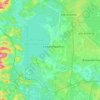 Mappa topografica муниципальный округ Среднеуральск, altitudine, rilievo