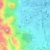 Mappa topografica Prados del Sur, altitudine, rilievo