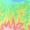 Mappa topografica Sürmene, altitudine, rilievo