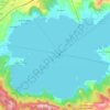 Mappa topografica Lago de Ilopango, altitudine, rilievo