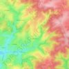Mappa topografica Heppenbach, altitudine, rilievo