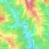 Mappa topografica Pontedassio, altitudine, rilievo
