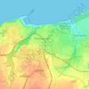 Mappa topografica Пионерский городской округ, altitudine, rilievo