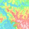 Mappa topografica Timburi, altitudine, rilievo