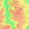 Mappa topografica Металлургический район, altitudine, rilievo