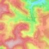 Mappa topografica Langenschiltach, altitudine, rilievo