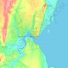 Mappa topografica Maputo, altitudine, rilievo