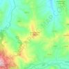 Mappa topografica Santa Vittoria in Matenano, altitudine, rilievo