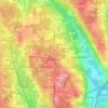Mappa topografica Brookfield Township, altitudine, rilievo