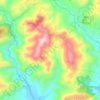 Mappa topografica Sellia, altitudine, rilievo