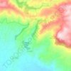 Mappa topografica San Simón da Costa, altitudine, rilievo