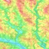 Mappa topografica Tiefenbach, altitudine, rilievo