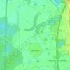 Mappa topografica Hähnlein, altitudine, rilievo