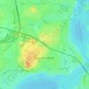 Mappa topografica Deux-Montagnes, altitudine, rilievo