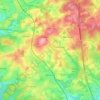 Mappa topografica Hamipre, altitudine, rilievo