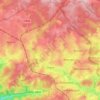 Mappa topografica Orgeo, altitudine, rilievo