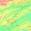 Mappa topografica Valença, altitudine, rilievo