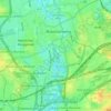 Mappa topografica Mitte, altitudine, rilievo