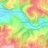 Mappa topografica Leutersdorf, altitudine, rilievo