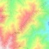Mappa topografica Los Arados, altitudine, rilievo