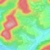 Mappa topografica Gellmersbach, altitudine, rilievo
