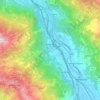 Mappa topografica Quincinetto, altitudine, rilievo