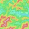 Mappa topografica Birkenhördt, altitudine, rilievo