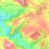 Mappa topografica Savoia di Lucania, altitudine, rilievo