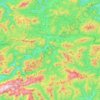 Mappa topografica Mariazell, altitudine, rilievo