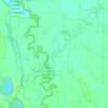 Mappa topografica Capels Crossing, altitudine, rilievo