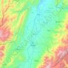 Mappa topografica Neiva, altitudine, rilievo