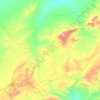 Mappa topografica Brida, altitudine, rilievo