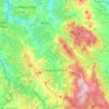 Mappa topografica Greve in Chianti, altitudine, rilievo