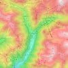 Mappa topografica Branzi, altitudine, rilievo