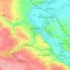 Mappa topografica Alsleben, altitudine, rilievo