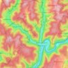 Mappa topografica 69434, altitudine, rilievo
