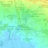 Mappa topografica Cervignano del Friuli, altitudine, rilievo