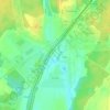 Mappa topografica Котово, altitudine, rilievo