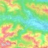 Mappa topografica Kötschach-Mauthen, altitudine, rilievo